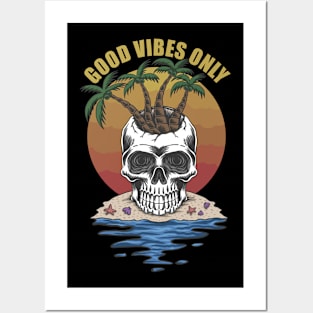 GOOD VIBES ONLY Posters and Art